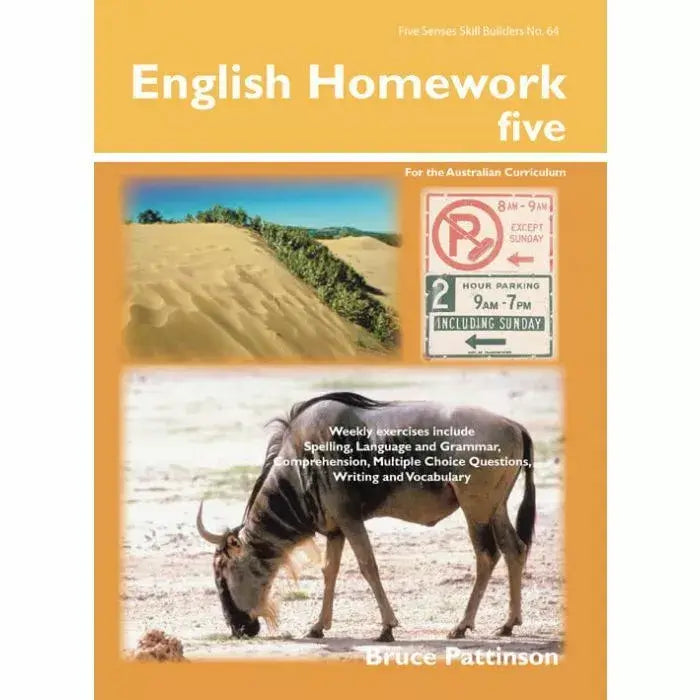 English Homework Book Five