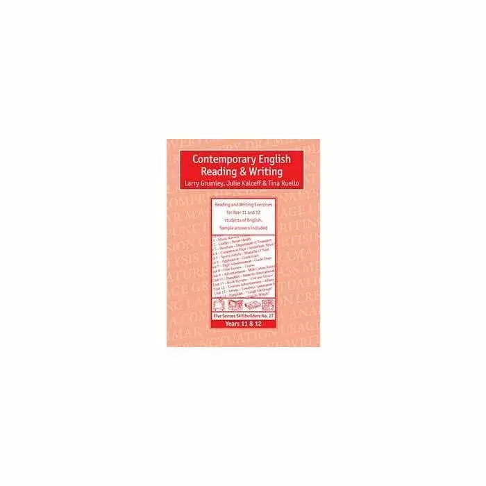 Contemporary English Reading & Writing for Years 11 & 12
