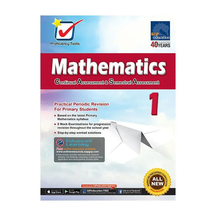 Proficiency Tests - Continual & Semestral Assessment Mathematics 1