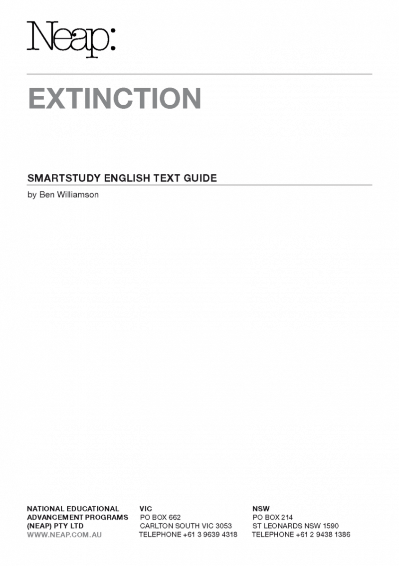 Extinction (NEAP)