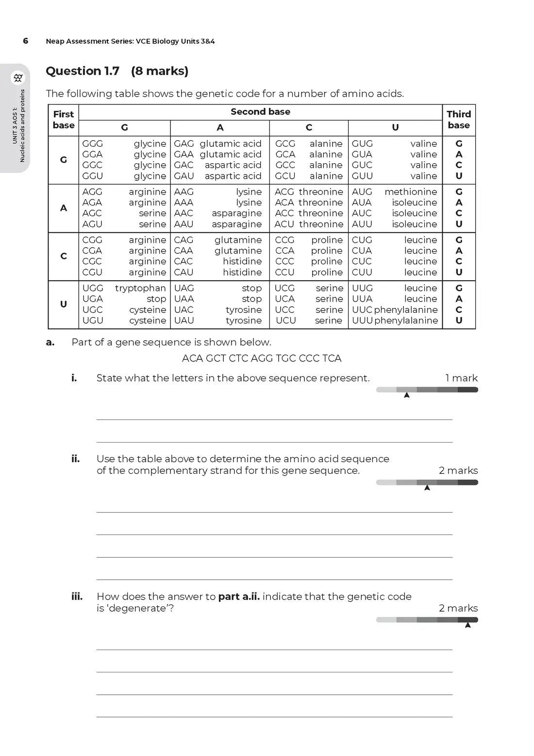 Neap Assessment Series: VCE Biology Units 3&4
