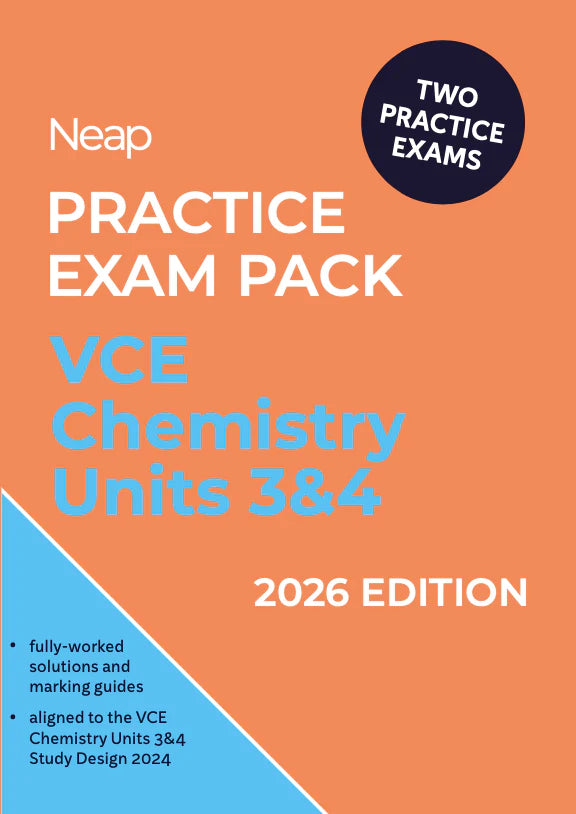 Neap Practice Exam Pack: VCE Chemistry Units 3&4 2026 Edition (2 Exams)