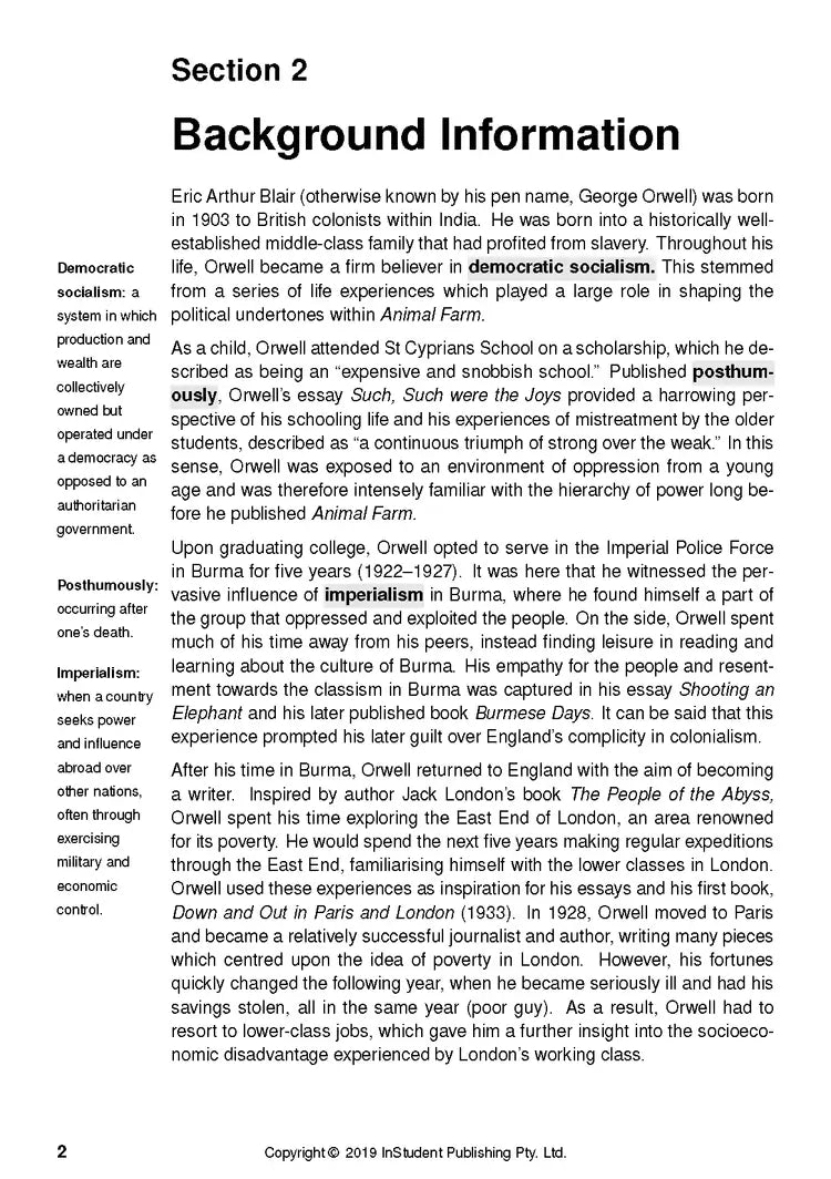 Animal Farm - ATAR Notes
