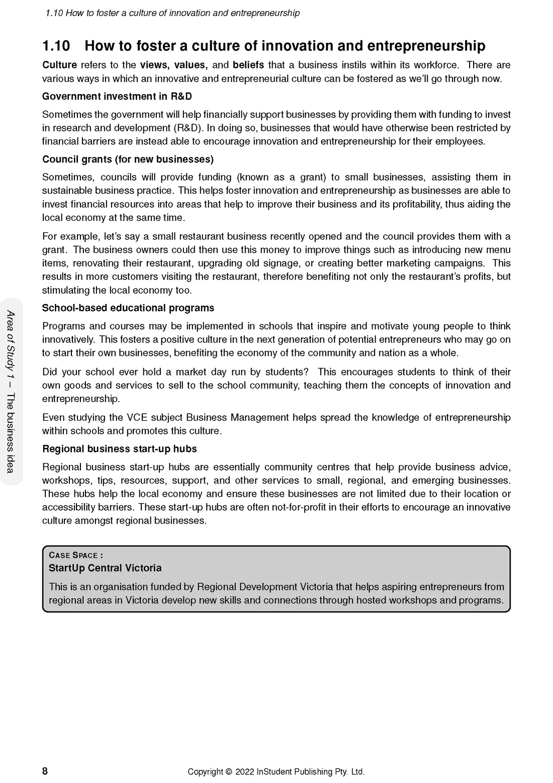 Atar Notes VCE Business Management Units 1&2 Notes