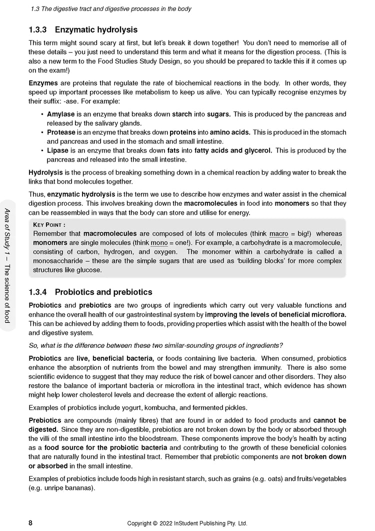 Atar Notes VCE Food Studies Units 3&4 Notes