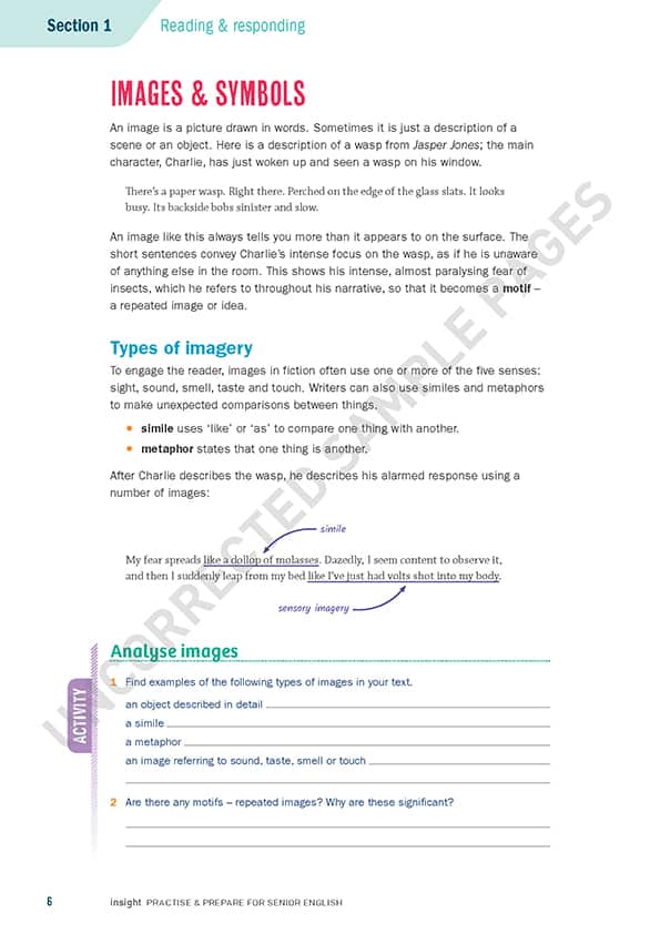 Practice & Prepare for Senior English