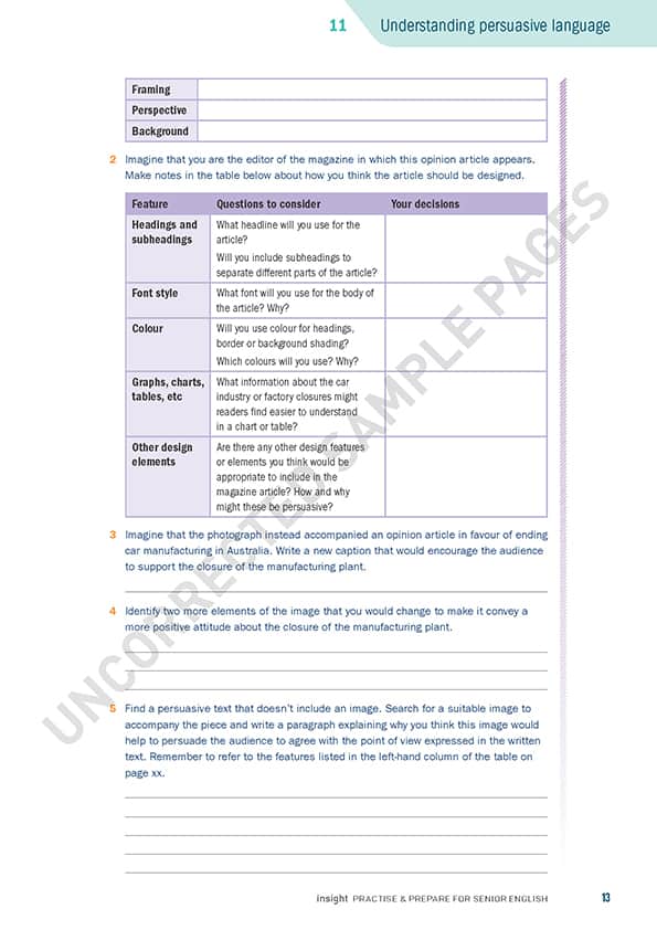 Practice & Prepare for Senior English