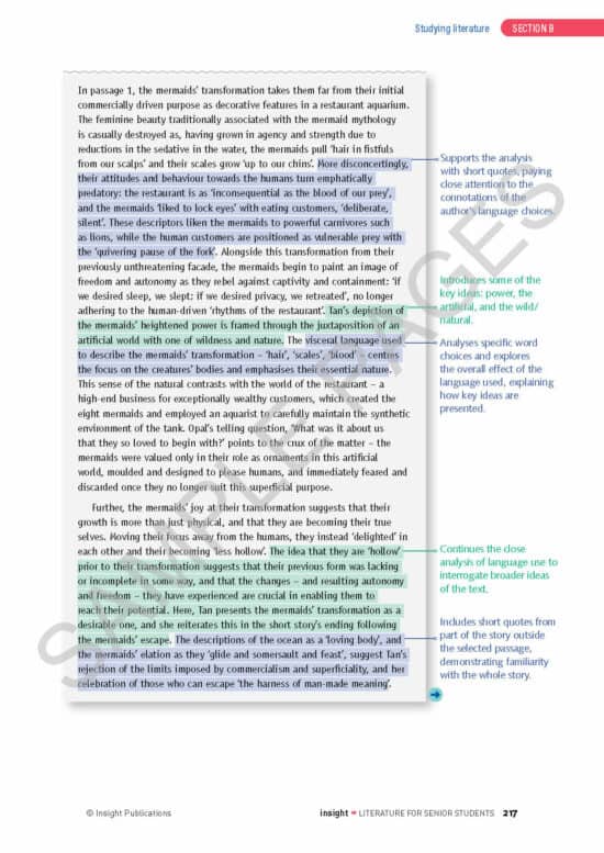 literature for Senior Students 6th ed