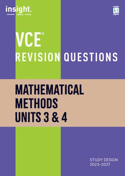 VCE Revision Questions – Mathematical Methods Units 3 & 4