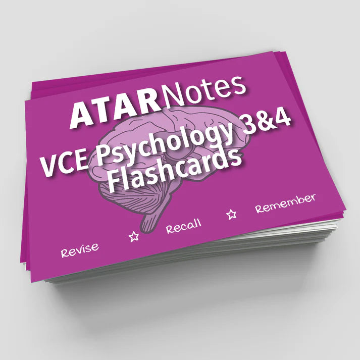 ATAR Notes Flashcards: VCE Psychology 3&4
