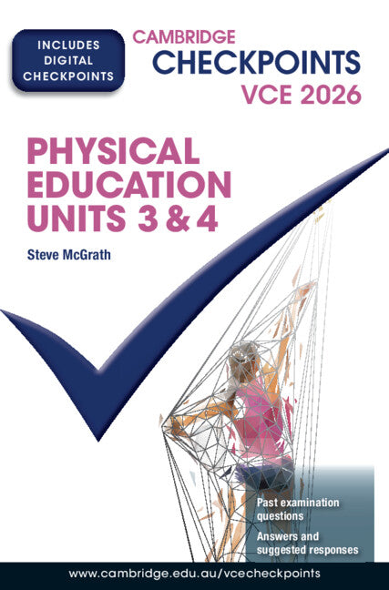 Cambridge Checkpoints VCE Physical Education Units 3&4 2026 Digital Code