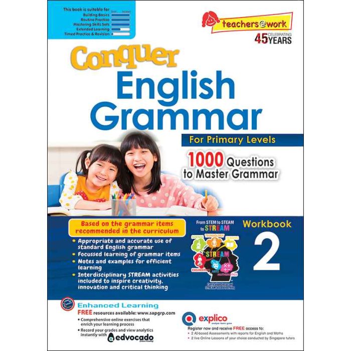Conquer English Grammar workbook 2