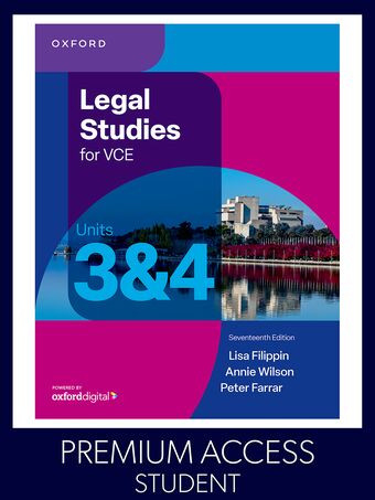 Legal Studies for VCE Units 3 & 4 Premium Access (Student)