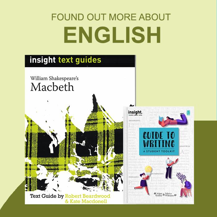 Found out more about English books Insight text guides 