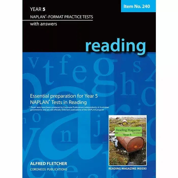 Reading Year 5 - NAPLAN* Format Practice Tests