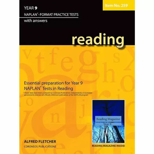 Reading Year 9 - NAPLAN* Format Practice Tests