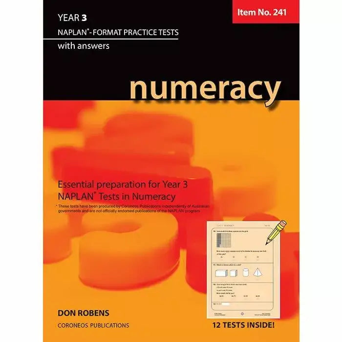Numeracy Year 3 - NAPLAN* Format Practice Tests