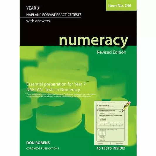 Numeracy Year 7 - NAPLAN* Format Practice Tests