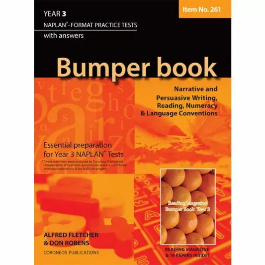 Bumper Book Year 3 NAPLAN* Format Practice Tests [2nd edition]