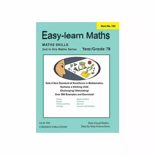 Basic Skills Easy-Learn Maths 7B Years 6-8