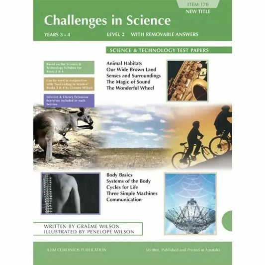 Science and Technology Tests Book 1 Years 3-4
