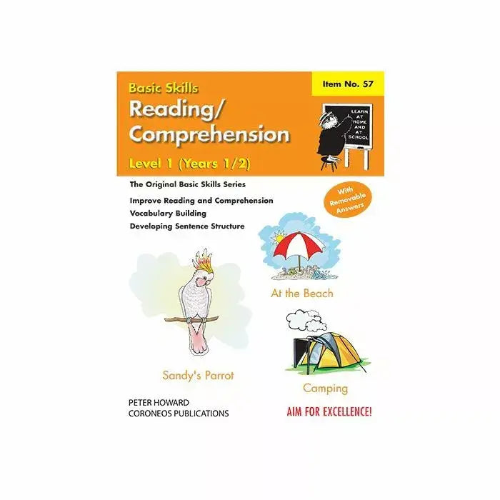 Reading/Comprehension Level 1 Years 1-2