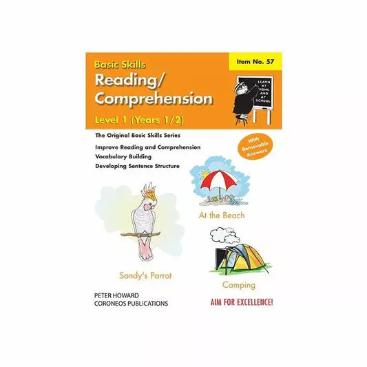 Reading/Comprehension Level 1 Years 1-2