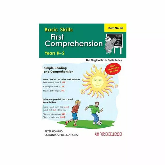 First Comprehension Years K-3