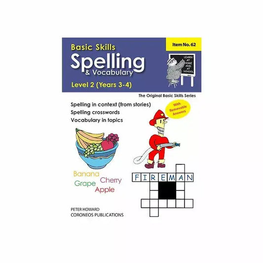 Spelling & Vocabulary Level 2 Years 3-4