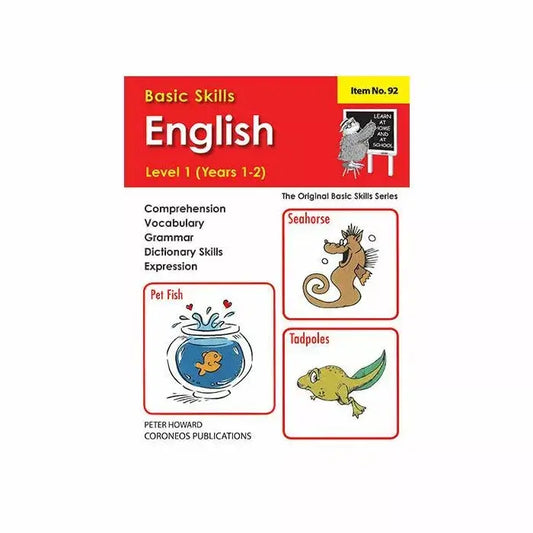English Level 1 Years 1-2