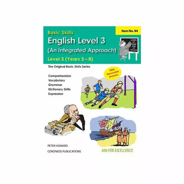English Level 3 Years 5-8