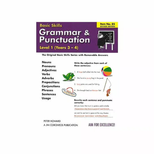 Grammar & Punctuation Level 1 Years 3-4