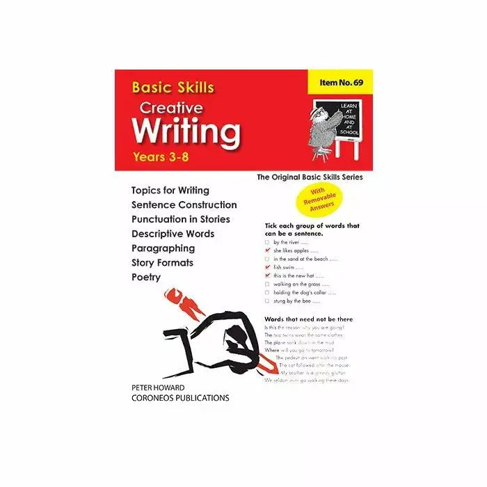 Creative Writing Years 3-8