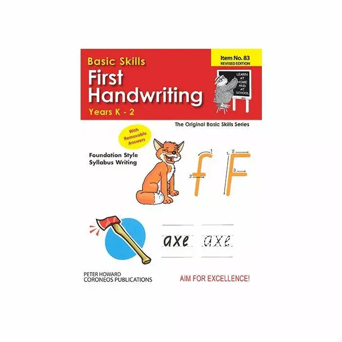 First Handwriting Years K-2
