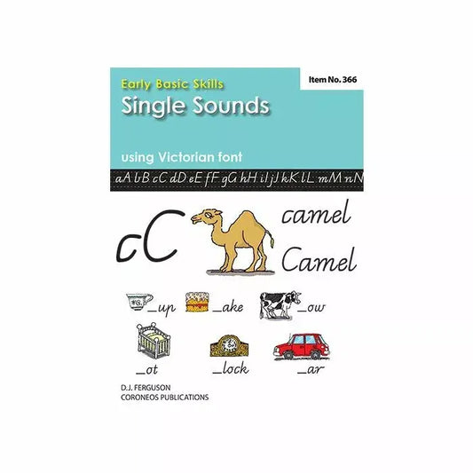 Early Basic Skills Single Sounds - using Victorian font