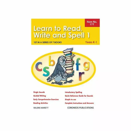 Learn to Read, Write & Spell 1 - Years K-1