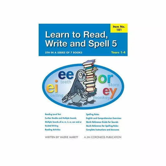 Learn to Read, Write & Spell 5 - Years 1-4