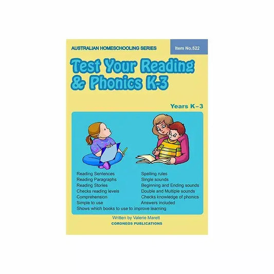 Test your Reading & Phonics K-3