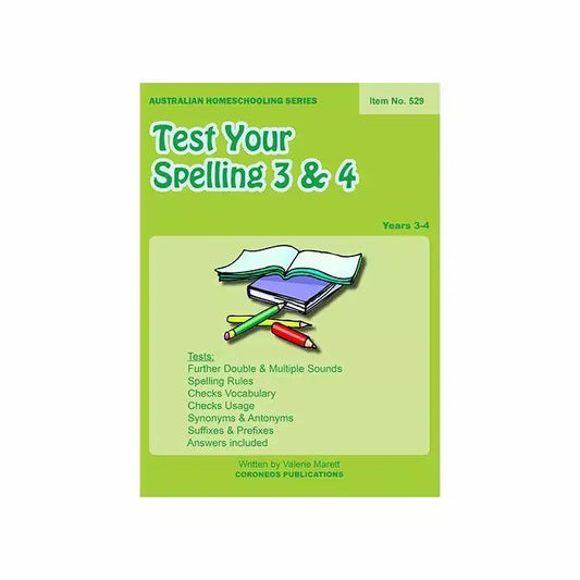 Test Your Spelling Years 3 & 4