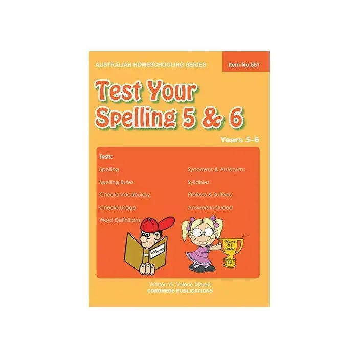 Test Your Spelling Years 5 & 6
