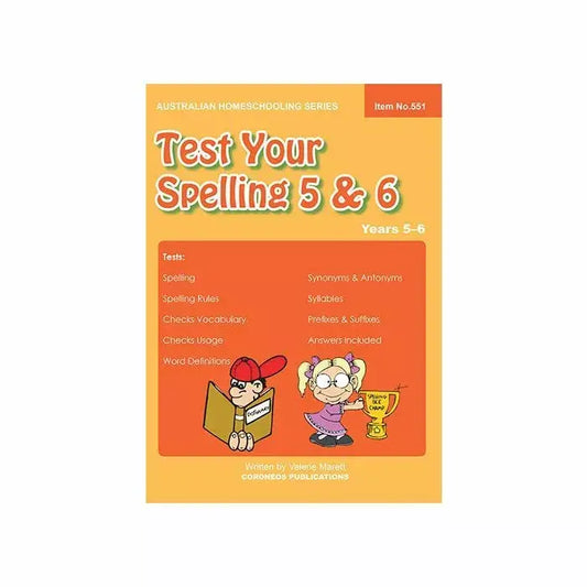 Test Your Spelling Years 5 & 6