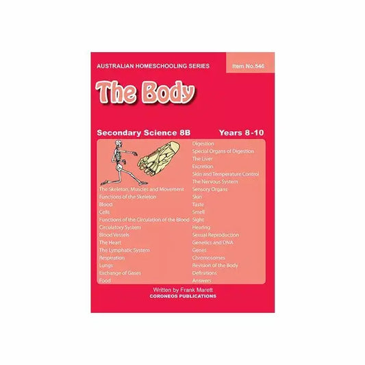 Secondary Science 8B - The Body
