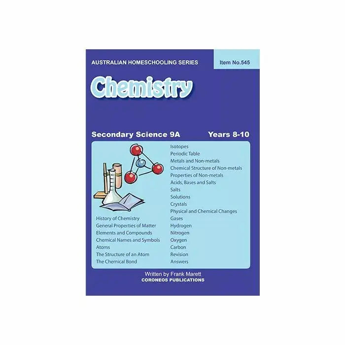 Chemistry - Secondary Science 9A
