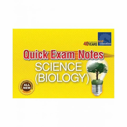 Science (Biology) Quick Exam Notes (Small Booklet)