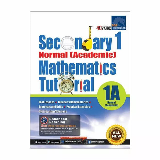 Secondary 1A NA Mathematics Tutorial