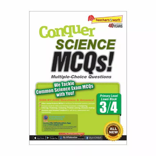 Conquer Science MCQS! Primary Level Lower Block 3/4