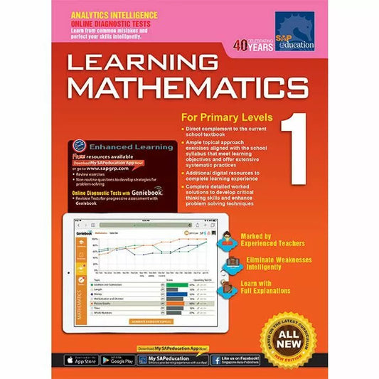Learning Mathematics for Primary 1 + Geniebook