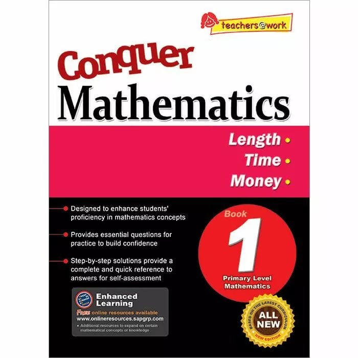 Conquer Mathematics Book 1 - Length, Time, Money