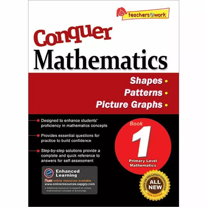 Conquer Mathematics Book 1 - Shapes, Patterns, Graphs