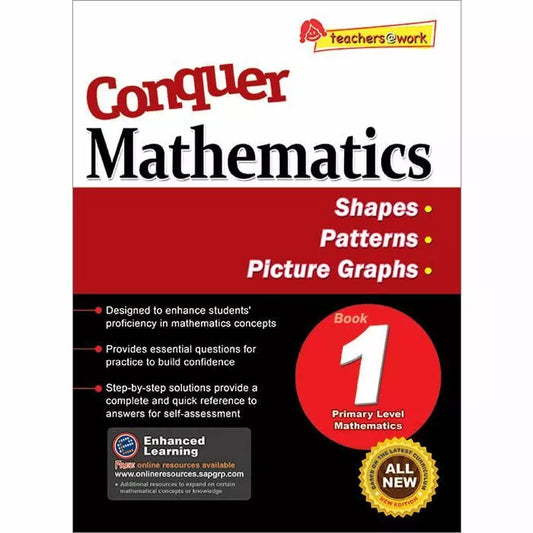 Conquer Mathematics Book 1 - Shapes, Patterns, Graphs